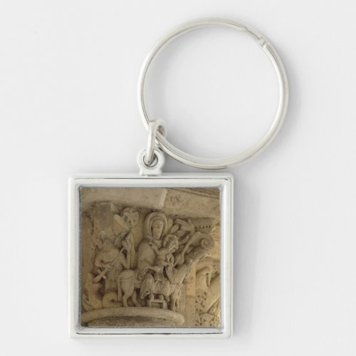 The Flight into Egypt column capital relief from Keychain