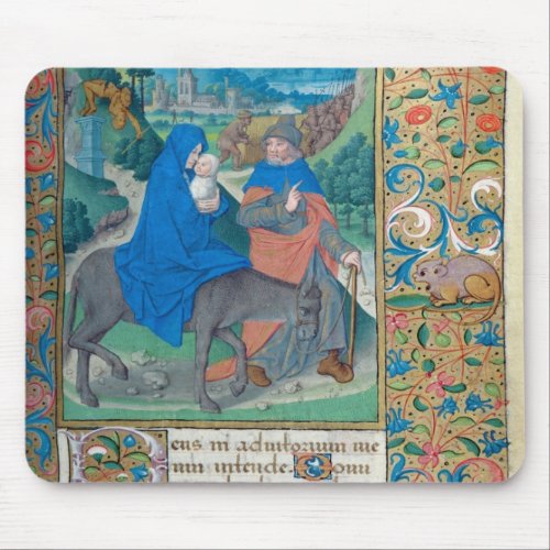 The Flight into Egypt Mouse Pad