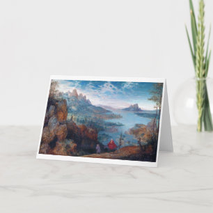 The Flight into Egypt, Pieter Bruegel Card