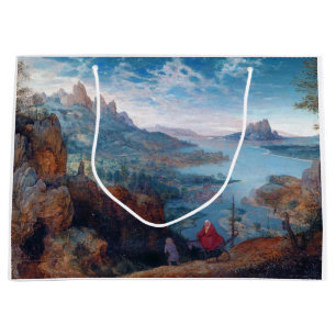 The Flight into Egypt, Pieter Bruegel Large Gift Bag
