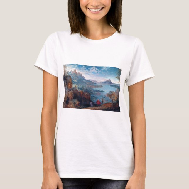 The Flight into Egypt, Pieter Bruegel T-Shirt (Front)