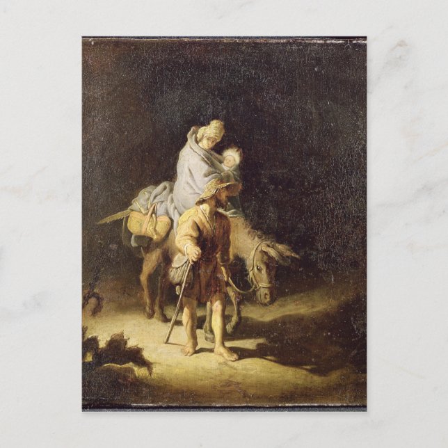 The Flight into Egypt Postcard (Front)