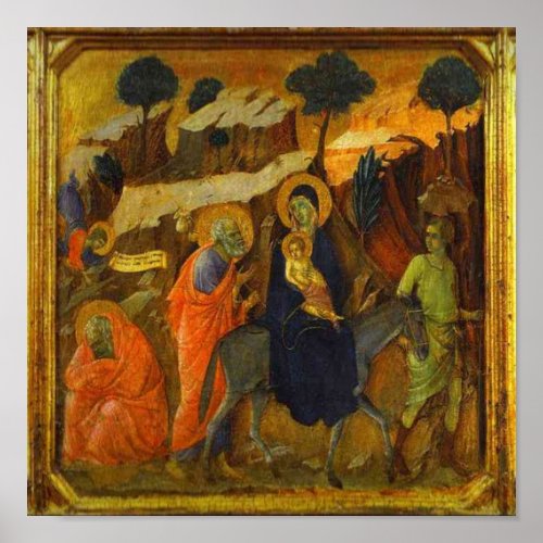 The Flight Into Egypt Religious Renaissance Poster