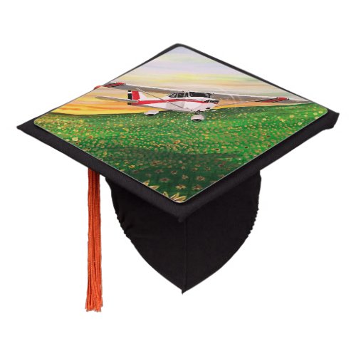 The Flight Of Sunflowers Graduation Cap Topper