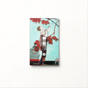 THE FLIGHTY BIRD ,BEAUTY FASHION DESIGNER LIGHT SWITCH COVER