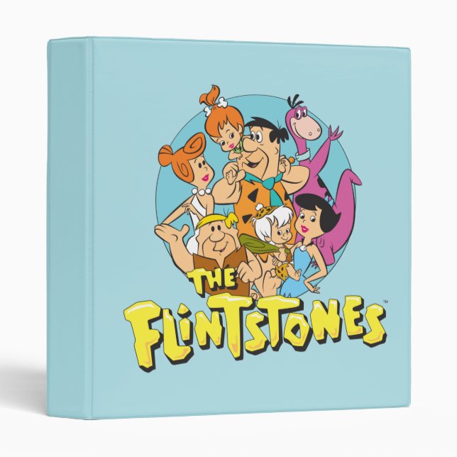 The Flintstones and Rubbles Family Graphic Binder (Front/Spine)