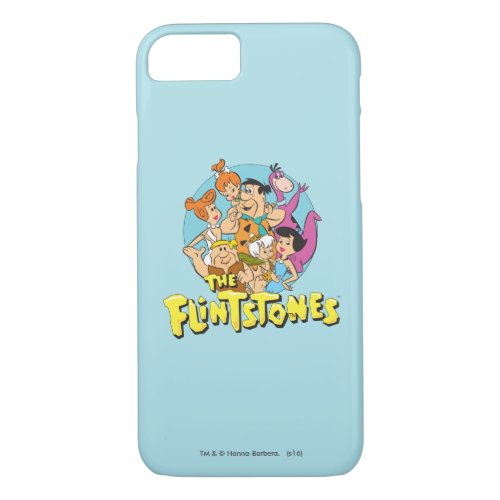 The Flintstones and Rubbles Family Graphic iPhone 87 Case