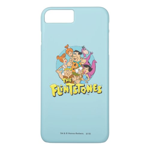 The Flintstones and Rubbles Family Graphic iPhone 8 Plus7 Plus Case