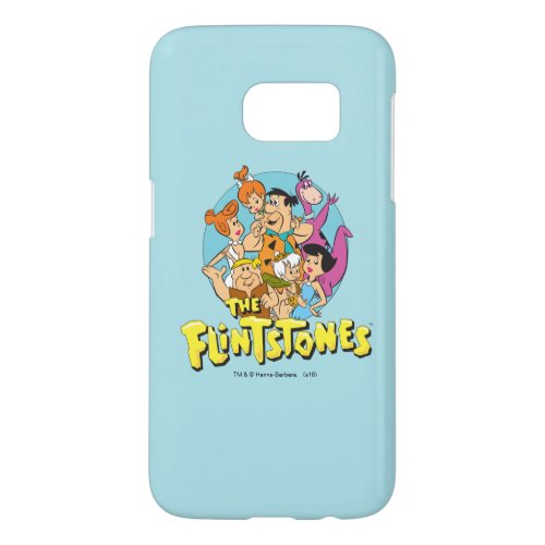 The Flintstones and Rubbles Family Graphic Samsung Galaxy S7 Case