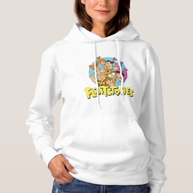 The Flintstones and Rubbles Family Graphic Hoodie (Front)