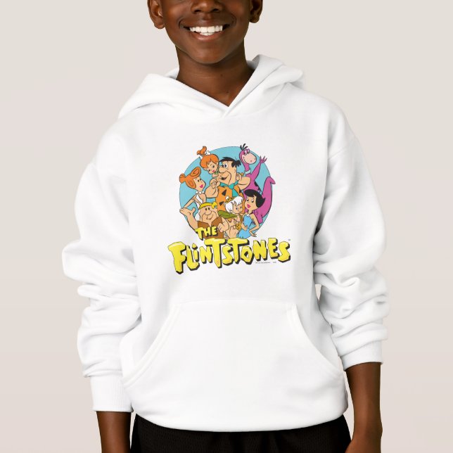 The Flintstones and Rubbles Family Graphic Hoodie (Front)