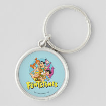The Flintstones and Rubbles Family Graphic Keychain