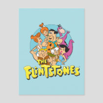 The Flintstones and Rubbles Family Graphic Postcard