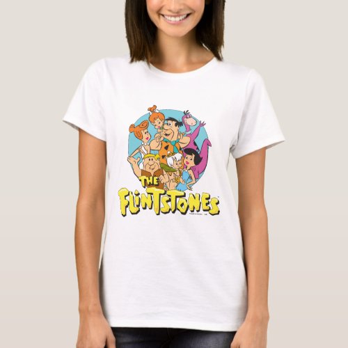 The Flintstones and Rubbles Family Graphic T_Shirt