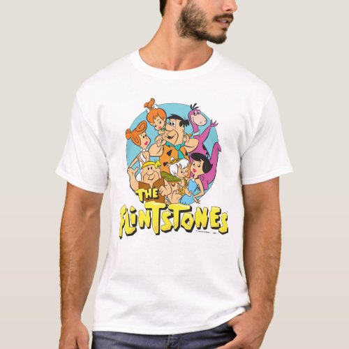 The Flintstones and Rubbles Family Graphic T_Shirt