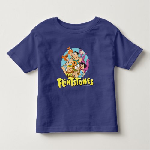 The Flintstones and Rubbles Family Graphic Toddler T_shirt