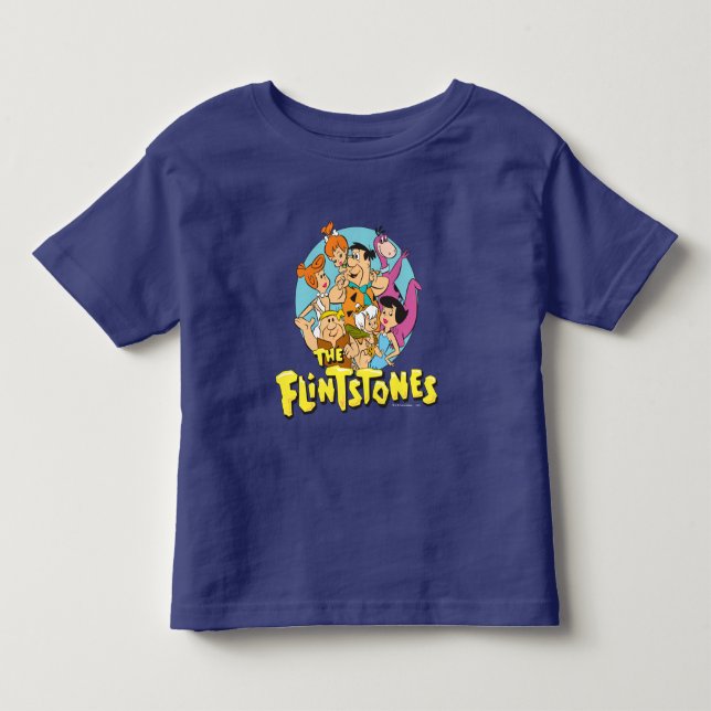 The Flintstones and Rubbles Family Graphic Toddler T-shirt (Front)