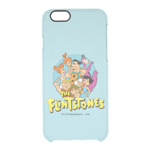 The Flintstones and Rubbles Family Graphic Clear iPhone 6/6S Case