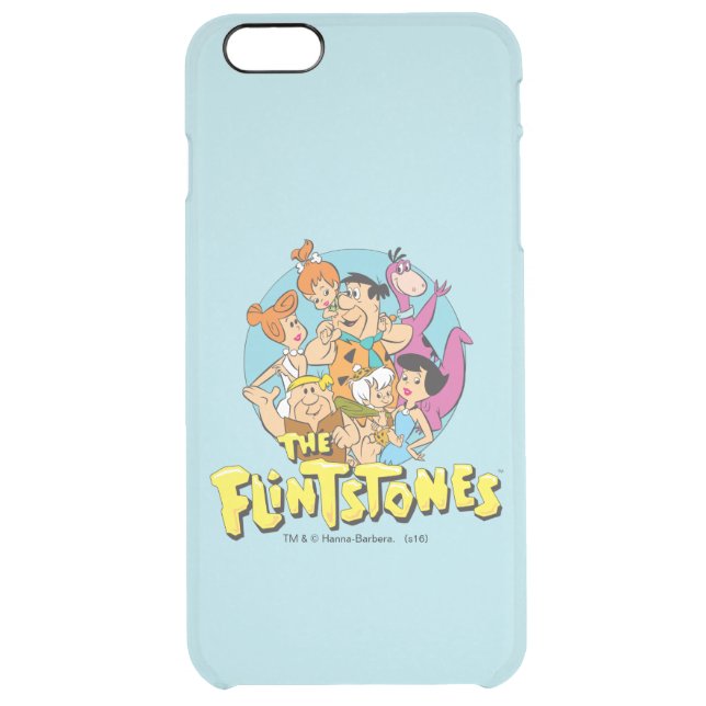 The Flintstones and Rubbles Family Graphic Uncommon iPhone Case (Back)