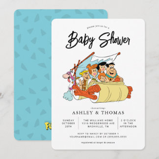 The Flintstones Baby Shower Invitation