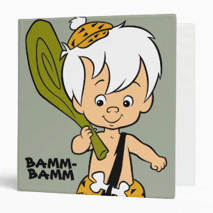 The Flintstones Bamm-Bamm Rubble 3 Ring Binder