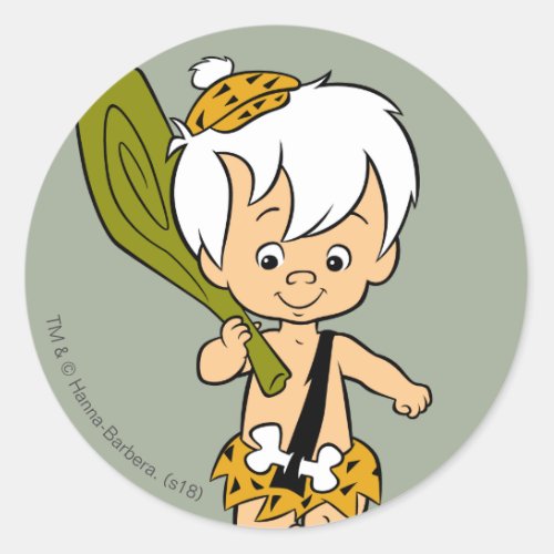 The Flintstones  Bamm_Bamm Rubble Classic Round Sticker