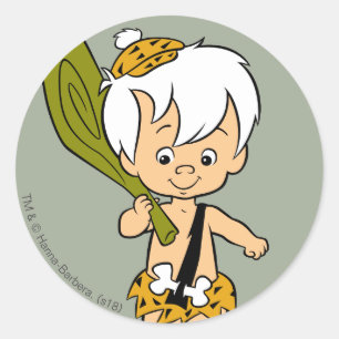 The Flintstones Bamm-Bamm Rubble Classic Round Sticker