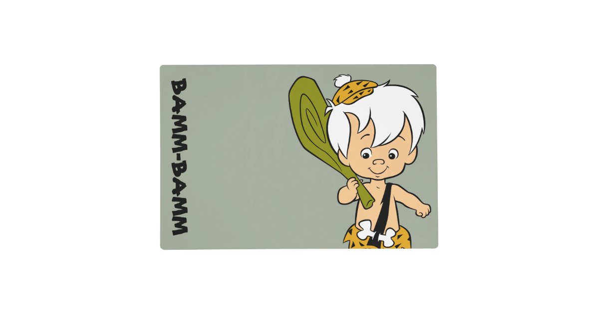 The Flintstones Bamm Bamm Rubble Placemat Zazzle