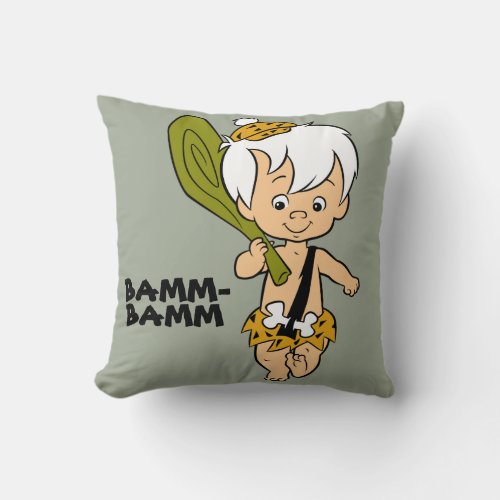 The Flintstones  Bamm_Bamm Rubble Throw Pillow