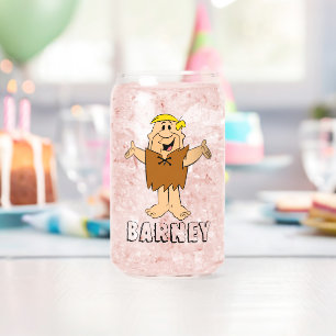 The Flintstones Barney Rubble Can Glass