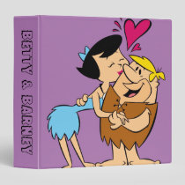 The Flintstones | Betty Kissing Barney 3 Ring Binder