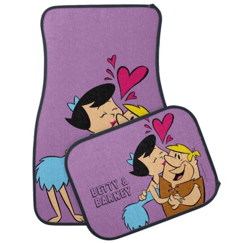The Flintstones  Betty Kissing Barney Car Floor Mat