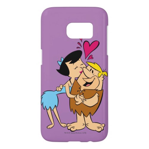 The Flintstones  Betty Kissing Barney Samsung Galaxy S7 Case