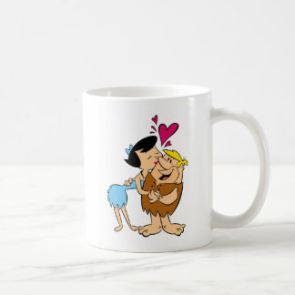The Flintstones | Betty Kissing Barney Coffee Mug