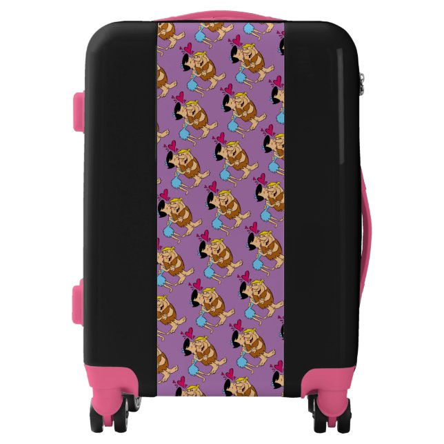 The Flintstones | Betty Kissing Barney Luggage (Front)