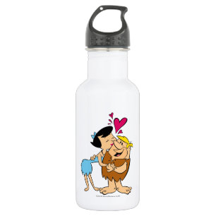 The Flintstones Betty Kissing Barney Stainless Steel Water Bottle