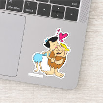 The Flintstones | Betty Kissing Barney Sticker