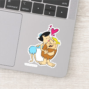 The Flintstones   Betty Kissing Barney Sticker