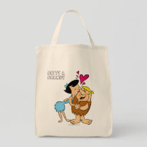 The Flintstones | Betty Kissing Barney Tote Bag