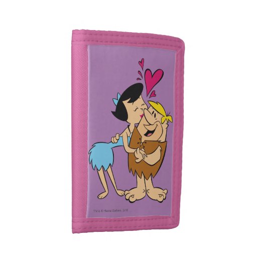 The Flintstones Betty Kissing Barney Trifold Wallet Zazzle 9900