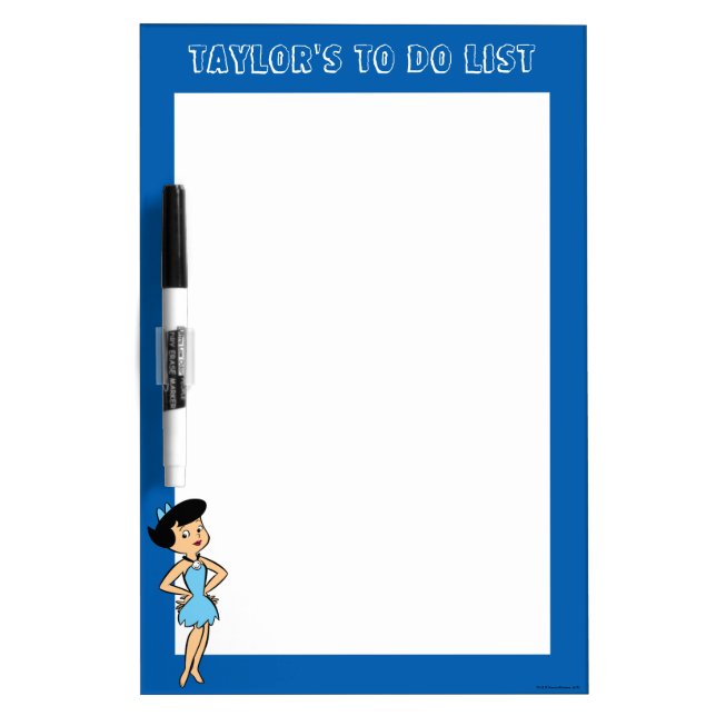 The Flintstones | Betty Rubble Dry Erase Board (Front)
