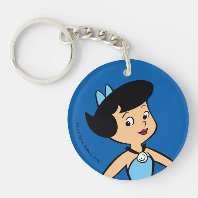 The Flintstones | Betty Rubble Keychain (Front)