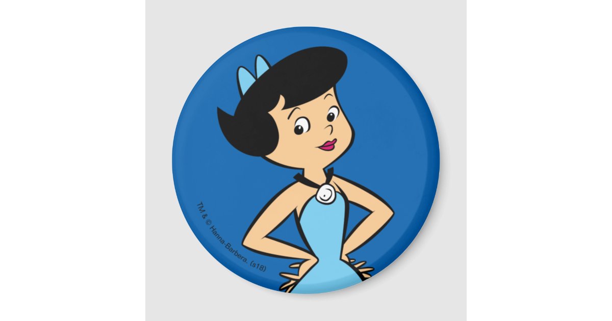 The Flintstones Betty Rubble Magnet Zazzlecom