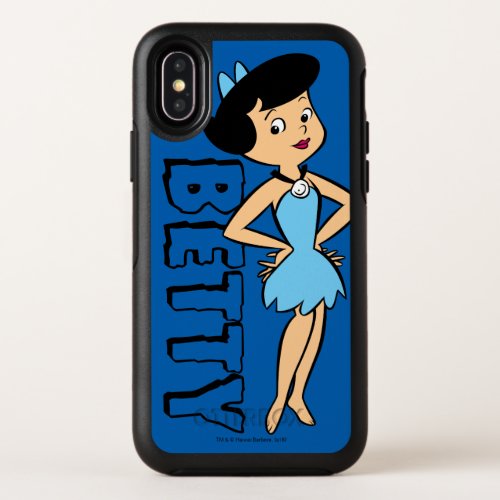 The Flintstones  Betty Rubble OtterBox Symmetry iPhone X Case