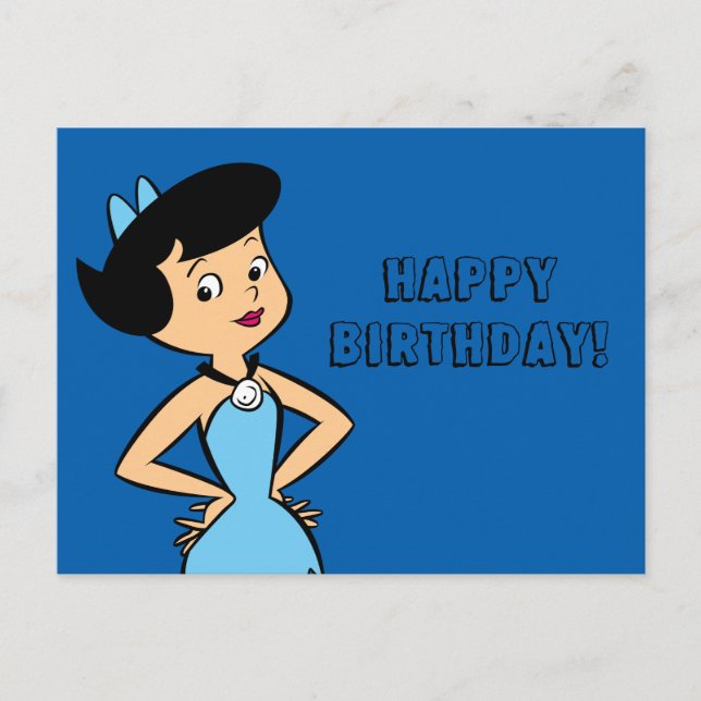 The Flintstones | Betty Rubble Postcard (Front)