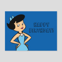 The Flintstones | Betty Rubble Postcard