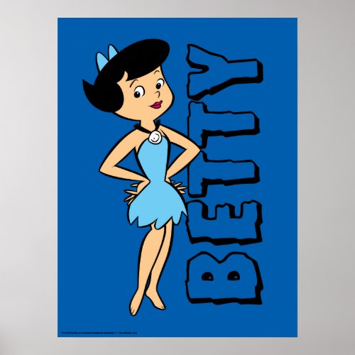 The Flintstones  Betty Rubble Poster