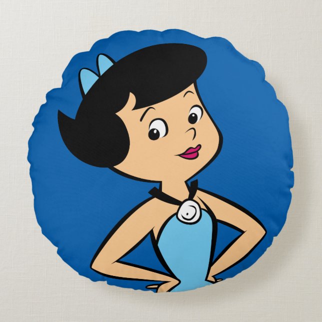 The Flintstones | Betty Rubble Round Pillow (Front)