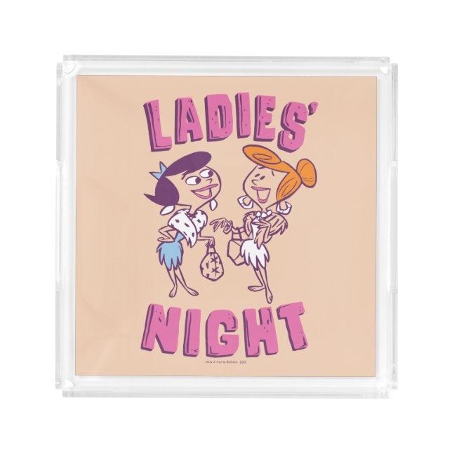 The Flintstones | Betty & Wilma - Ladies' Night Acrylic Tray (Front)