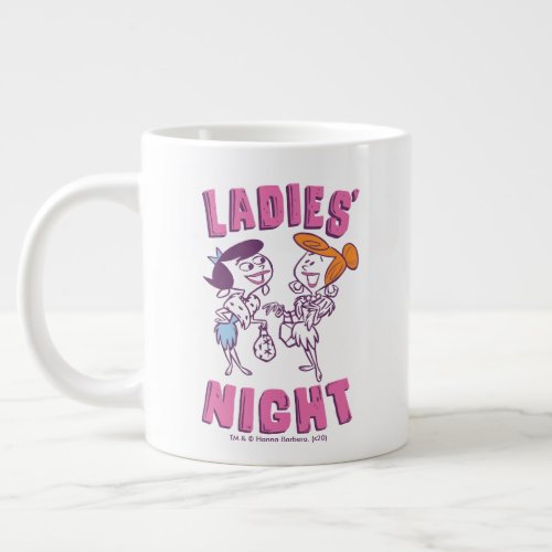 The Flintstones  Betty  Wilma _ Ladies Night Giant Coffee Mug